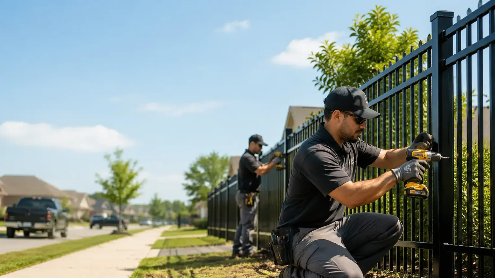 Metal Fence Installation in Crystal Lake, IA